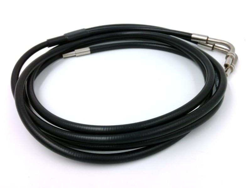 TRI-TRONICS BF-A-80X31 0.125 INCH Diameter Glass Fiber Bundle, 0.24 INCH Outside Diameter PVC Jacketing Over Flexible Steel Coil, 19031, BIFURCATED, Fiber Optic, Light Guide, Right Angle, TRT
