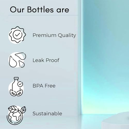 Image of Aider Nice Water Bottle 400ml Premium Glass, Multicolor