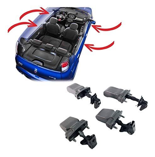 Kit Jogo Limitador Porta Dianteira Traseira Original Fiat Novo Uno Vivace Way Economy 2011 a 2020