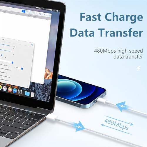 USB C Charger for iPhone 17 16 15, MFI Certified 20W Type C Charger Fast Charging Block with USB C to C Cable for iPhone 17/16/15 Pro Max/15/16 Pro/15/16 Plus/Pad Pro 12.9/11/Air and More view 6