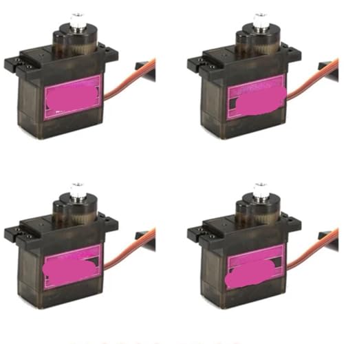 Servo MG90S 13,4g motor de engranaje para avión y coche radiocontrol pack de 4 piezas