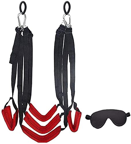 Liefdesschommel voor de deken, seksschommel met oogmasker voor koppels, seksspeelgoed, seksspeelgoed, seksschommel, sm… - Afbeelding 3