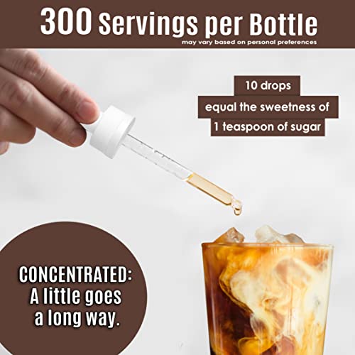 Stevia Drops Butterscotch, English Toffee, & Vanilla Stevia Select Keto Coffee Sugar-Free Stevia Flavors Bundle (3) Pack #TOP1
