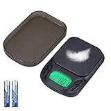 Tiusixsy Bilancia Tascabile 500g/0,01g, Portatile Bilancino per Gioielli, Digital Pro Pocket, con Display LCD Retroilluminato e 7 Unità , per Cucina Cucinare,Caffè,Gioielli
