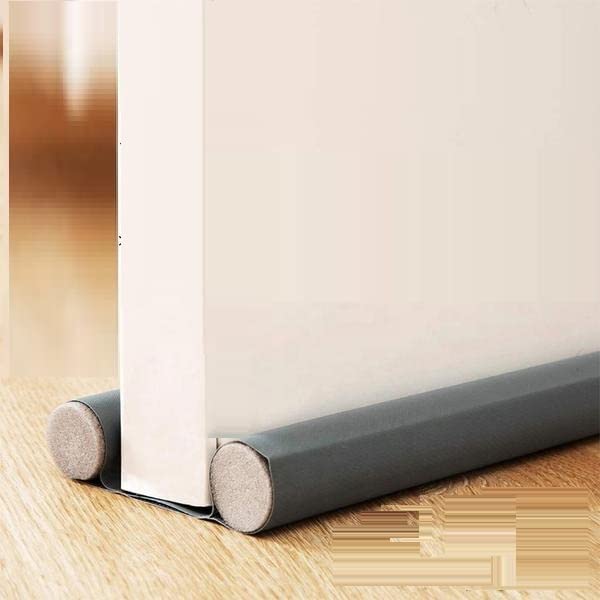 Smart PVC Sound-Proof Reduce Noise Energy Saving Weather Stripping Under Door Twin Draft Stopper (Pack of 1)