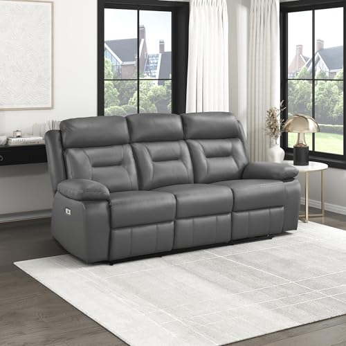 Lexicon Power Double Recliner Sofa, 87