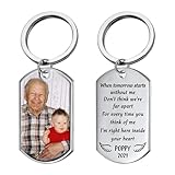 Pawfect House Personalized Keychains - Custom Keychain With Picture. Memorial Gifts For Loss Of Mother, Sympathy Gifts For Loss Of Loved One, Picture Keychains, Personalized Photo Gifts, Memory Gifts