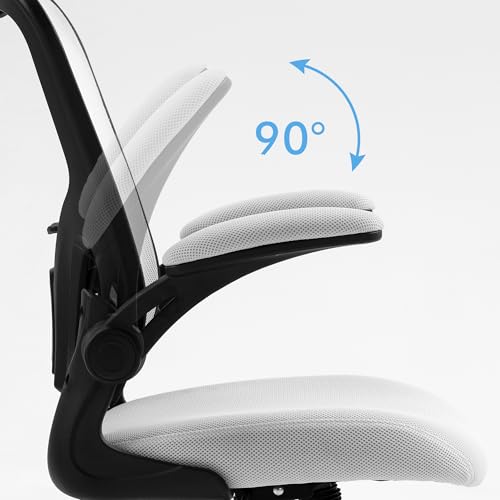 Chaise de bureau ergonomique Chios contre le mal de dos maille grise - 5