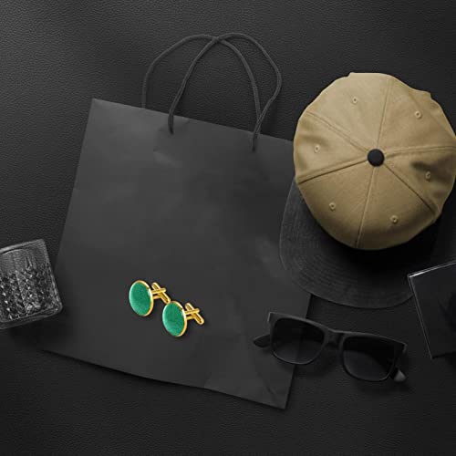 Esthetische Peacock Feathers Manchetknopen voor mannen set gepersonaliseerd - Image 7