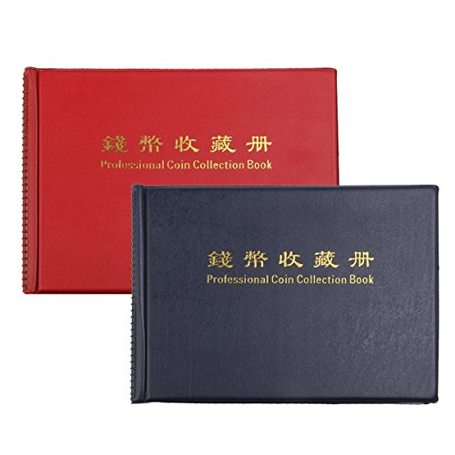ULTNICE 240-Coin Collectors Coin Collection Album Coin Holder (Dark Blue)