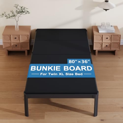 Yicensen Twin XL Bunkie Board, High Density Bunkie Board Twin XL, Bed Support, Moisture-Resistant, Anti-Slip, Breathable