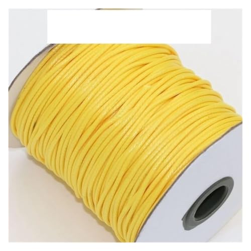 Cordón de joyería de cuero resistente, hilo de vaca redondo multicolor de 10 yardas 2