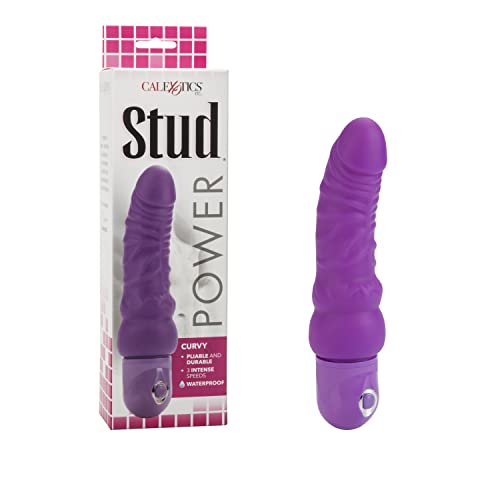 Power Stud Etanche Curvy Violet vibreur imperméable stimulation