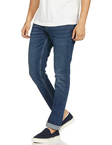 Image of Spykar Men's Slim Fit Low Rise Casual Jeans