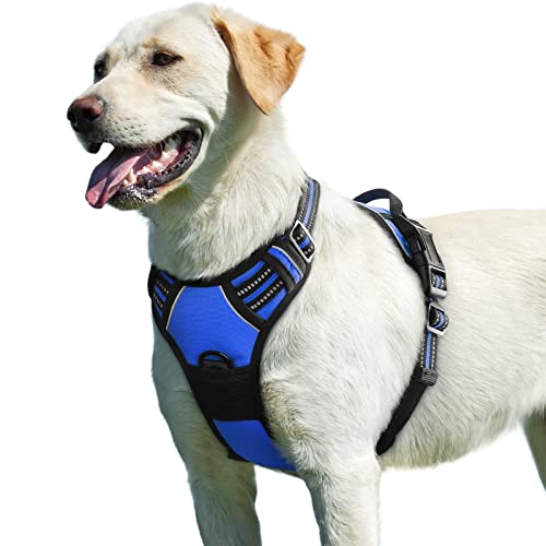 Image of Eagloo Dog Harness for Large Dogs, No Pull Pet Vest with 2 Leash Clips