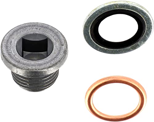 Restagraf (3 pcs) Bouchon et Joint de Vidange M16 1,5 x 12 mm - Compatible Alpine, Dacia, Fiat, Ford, Mercedes, Nissan, Opel, Renault, Škoda, Smart, Volvo