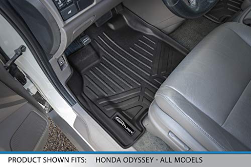 Maxliner Floor Mats 3 Rows And Cargo Liner Set Black For 2011-2017 Honda Odyssey #TOP1