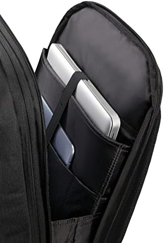 Samsonite Stackd Biz - plecak na laptopa z możliwością rozszerzenia 17,3", 47 cm, 22/30 l, czarny, czarny (czarny), plecaki