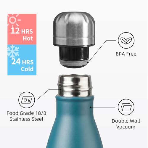 Image of Konokyo 24 Pack 25 oz Insulated Stainless Steel Water Bottle