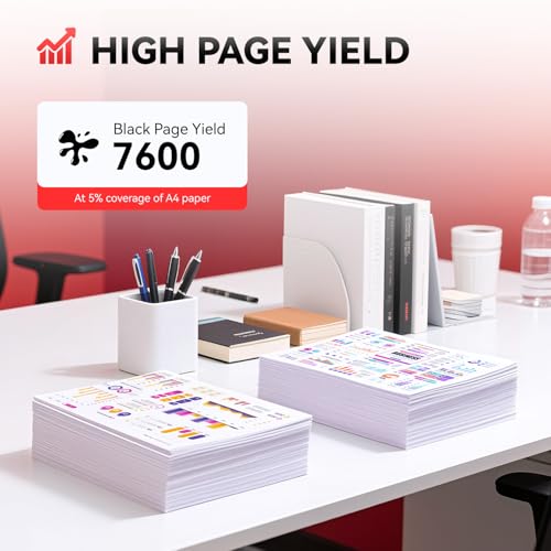 Image of 069 069H Toner Cartridge Set High Capacity with chip 2Pack Compatible for Canon 069H 069 Toner Compatible with Canon Color imageCLASS MF753Cdw MF751Cdw LBP674Cdw Laser Printer Ink All-in-One lnk Black