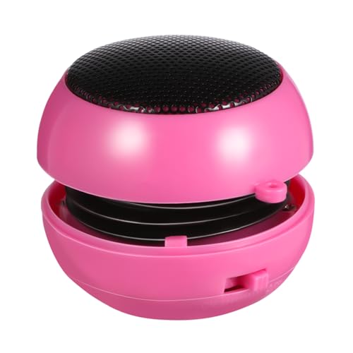 Altavoz compacto de aux para ordenador teléfono y tableta recargable portátil