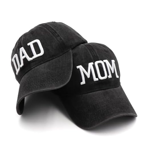 Mom and Dad Hats New Dad Mon Parents Gifts for Couples Fathers Day Embroidered Baseball Caps
