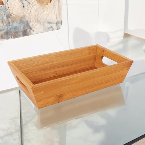 Bambu Ekmek Sepeti 23x13x7 cm; Evonox Bambu Ekmeklik, Bambu Ekmek Sunumluk