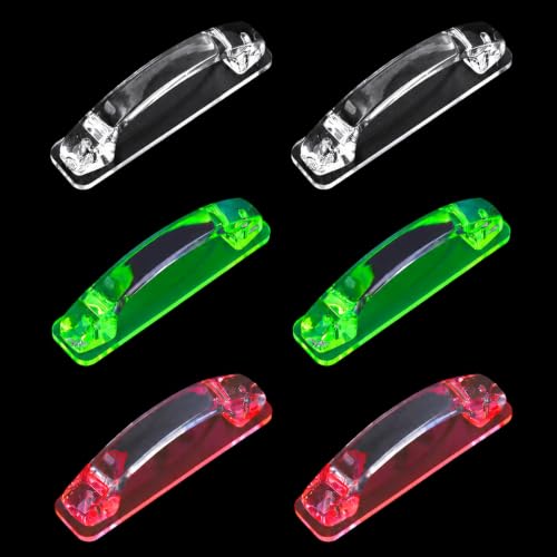 Image of NestBasics 6pcs Aquarium lid Hinge Acrylic Fish Tank Glass Canopy Handle Fish Tank Hood top Cover Replacement Double Tape Pull Handle