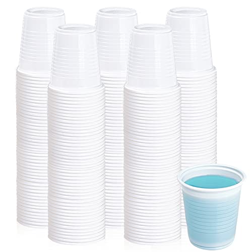 Lilymicky 500 Pack 3 Oz Disposable Plastic Cups, Bathroom Cups, 3 Ounce Plastic Mouthwash Cups, Small Jello Shot Cups For Tasting, Drinking And Party #TOP14