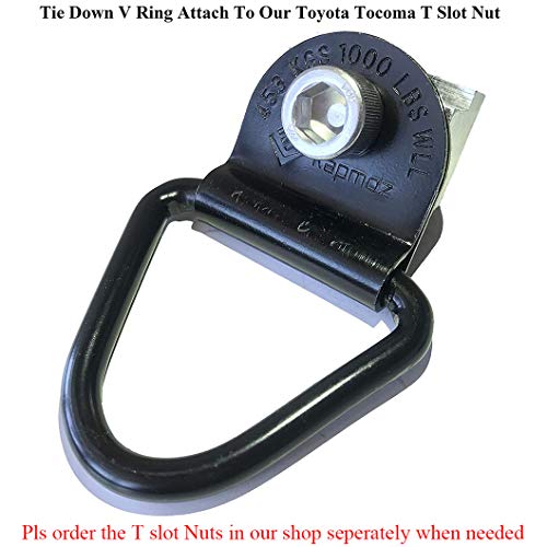 Heavy Duty Truck Bed Tie Down Anchors Rings Trailers Hook Cargo Bolt On V Ring Pickups Rail Accessories (10 Pack) #TOP6