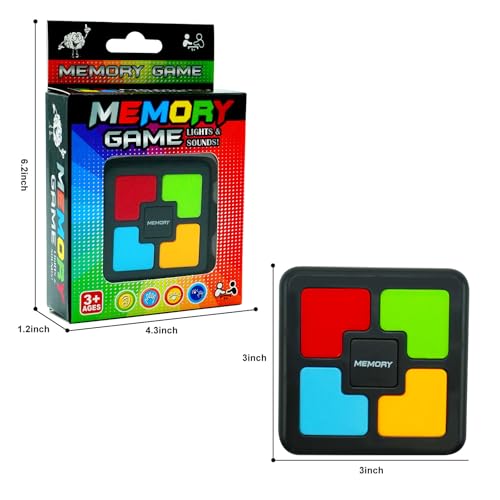 image for Gelabur Handheld Memory Games for Kids Ages 4-8, Light Up Electronic T