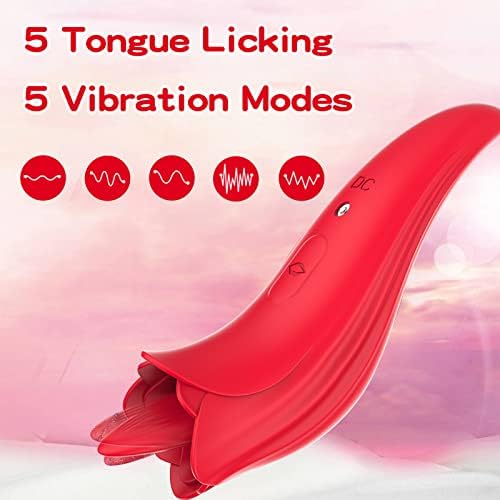 Vibrator for Women, Clitoral Licking & High-Frequency G-Spot Vibrator Tongue Stimulator Vaginal Breast Nipple Massager for Quick Orgasm Adult Sex Toy for Women Pleasure