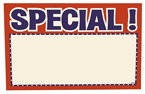 3.5" x 5.5" SPECIAL Sign Cards (100/pack)