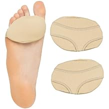 ZenToes Ball of Foot Pads Metatarsal Gel Cushions for Metatarsalgia, Arthritis and Sesamoid Pain Relief 1 Pair Small, Women 5-7, Men 6-8