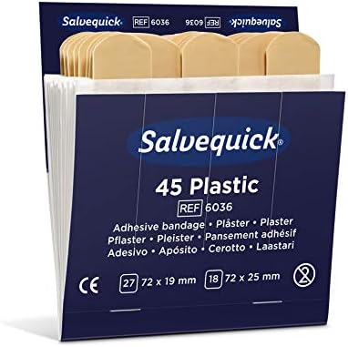 Salvequick Washproof Plasters (Pack of 45)