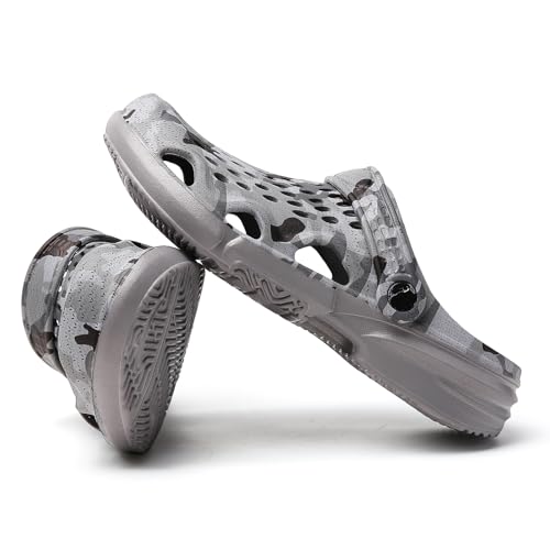 Image of FLIOZY Men's Garden Clogs Shoes Non Slip Shower Slippers Summer Outdoor Beach Sandals