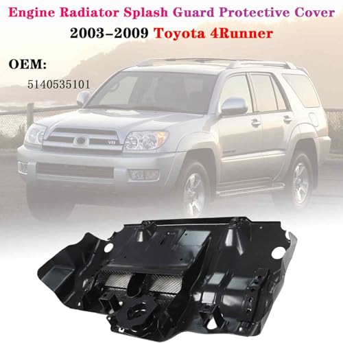 CZJF 5140535101 Engine Under Cover Splash Shield Skid Plate for 4Runner 2003-2009/GX470 2003-2009 /FJ Cruiser 2007-2009 51405-35101 by CZJF - Image 2