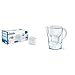 BRITA MAXTRA+ - Filtro de agua 100 l, pack de 6 meses + BRITA Marella XL - Jarra de agua de 3,5 l con filtro MAXTRA+, color blanco