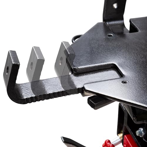 Image of SUNEX Tools 1,000 lb. Air and Hydraulic Telescopic Transmission Jack with Adjustable Saddle Arms, 35.5 in. to 73.5 in. Lift Range, Model 7796