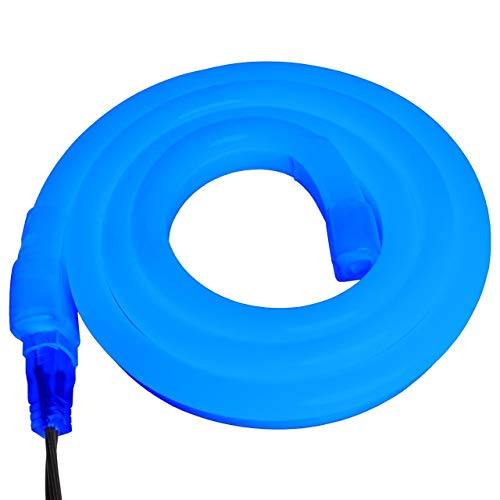 Brilliant Brand Lighting Blue SMD LED Neon Rope Light - 120 Volt - Custom Cut - 6.56 Feet