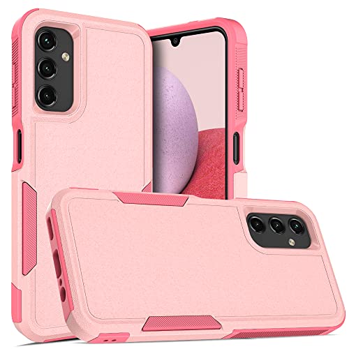 Bereajoy for Galaxy A14 5G Case,PC+TPU Two-in-one Double-Layer Anti-Fall Mobile Phone case, Mobile Phone Protective case for Samsung Galaxy A14 5G (Pink)