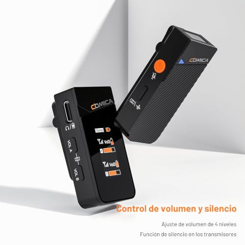 Micrófono inalámbrico Lavalier COMICA Vimo C1 para PC, videocámara y streaming en directo 3