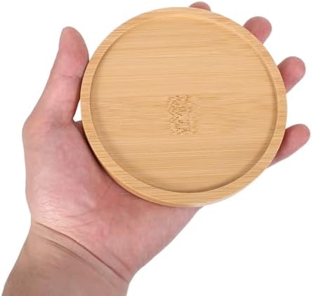 Mikinona 6 Adet Bardak Altlığı: Bambu Tabak Altlığı, Sıcak Soğuk Masa Üstü Kahve Ev Dekorasyonu Doğal Yemek Aksesuarları - Görsel 6