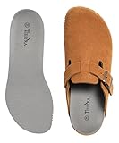 TIESTRA Cork Insoles for Crocs & Clogs-Wide Fit...