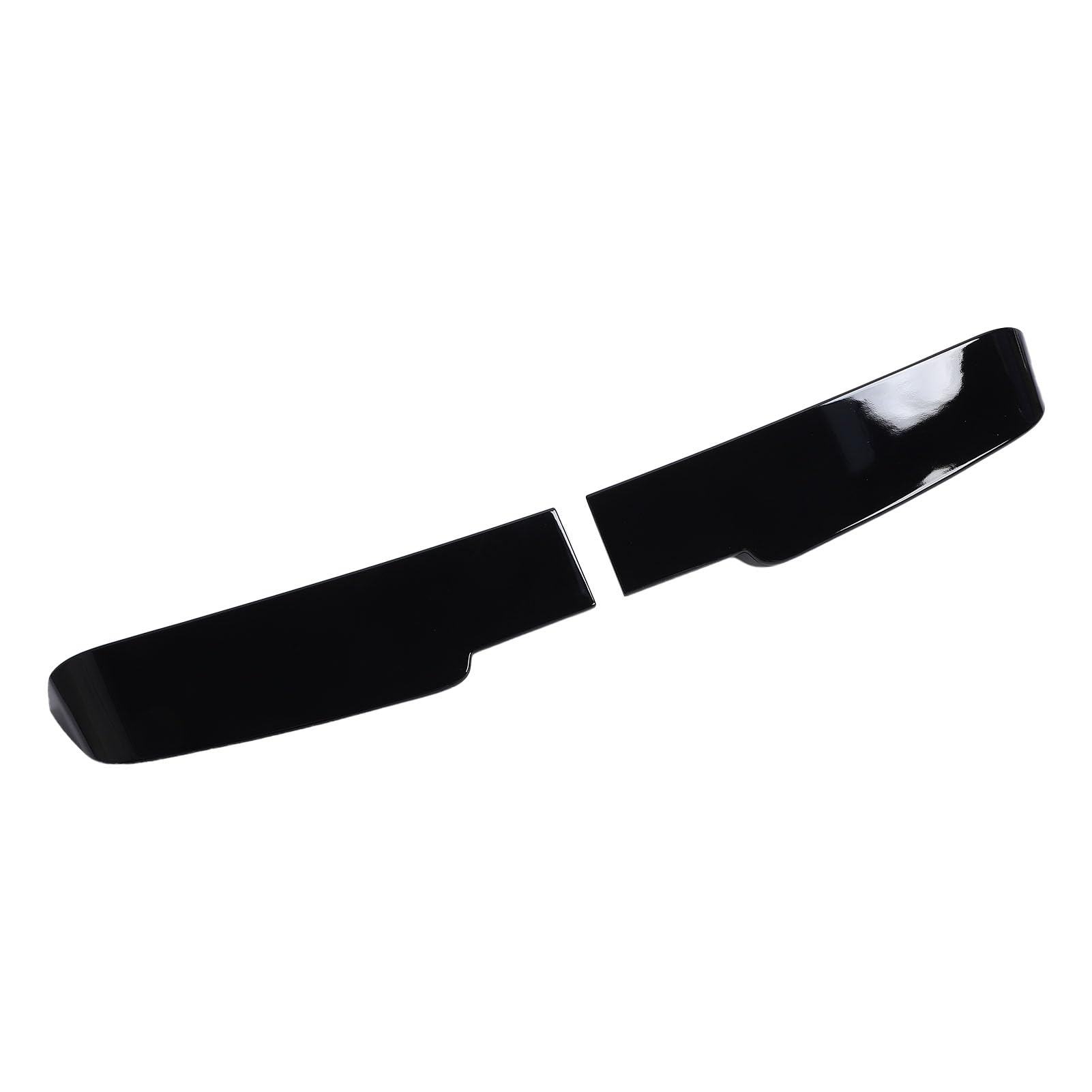 Becquet de Toit Arrière Double Porte de Grange Noir Brillant pour T5 T5.1 T6 T6.1 | Kit de Rebord d'aile de Micro Aéro Léger