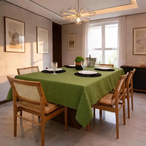 Toalha De Mesa 6 Lugares Retangular 2,10 x 1,50m Texturatta Sofisticação e Detalhes