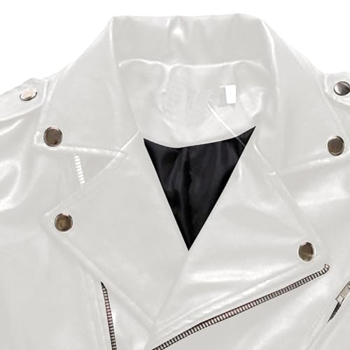 JEKE-DG Leather Jackets For Men Faux Bomber Motorcycle Jacket Lapel Asymmetric Zip-Up Blet Slim Fit Biker Coat2