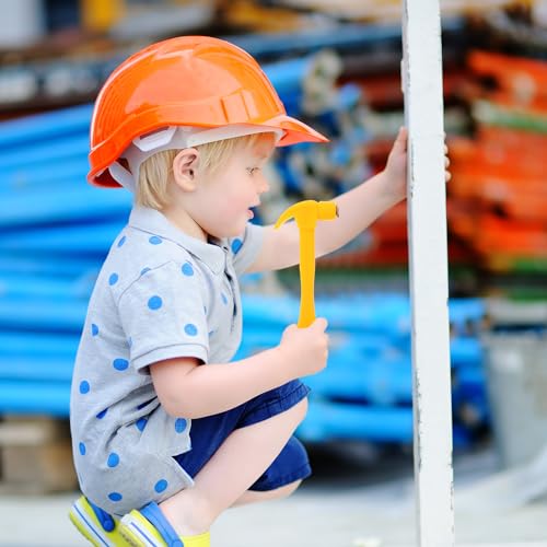 Image of TOYANDONA Simulated Small Hammer - Mini Hammer Toy Plastic with Non-Slip Handle for Kids Constructions Early Development and Activity