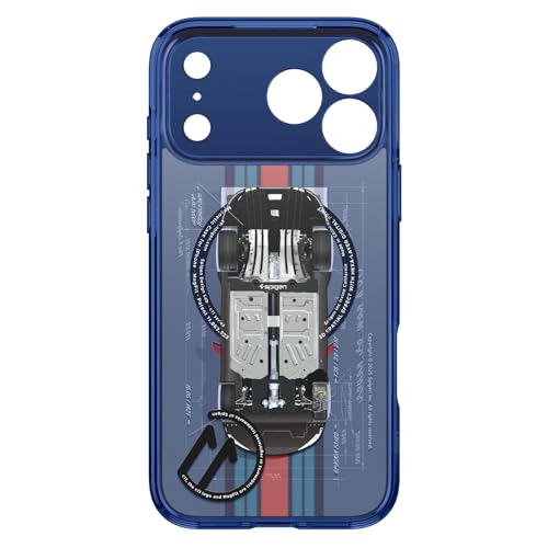 Image of Spigen Ultra Hybrid MagFit Back Cover Case for iPhone 17 Pro [MagSafe Compatible] [3D Spatial Effect with Hexa-Layer Print] - c11 Le Mans