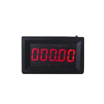 Taidacent High Precision 5 Digit Amp Meter DC 0.0000-3.0000A Ammeter Digital Display mA Digital Ammeter 0.36 Inch Red LED Display